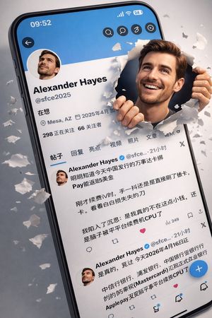 3D Realistic X Profile Interface