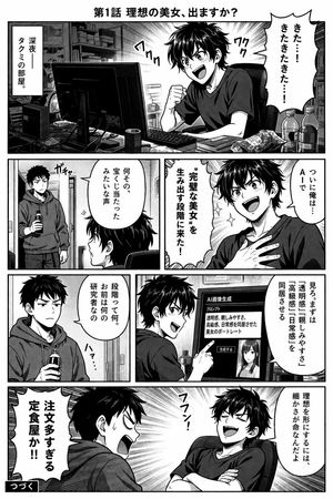 4-Panel Manga Page Generator