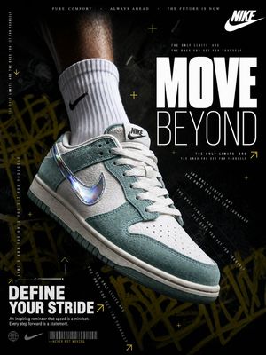 4K Nike Sneaker Advertisement Prompt