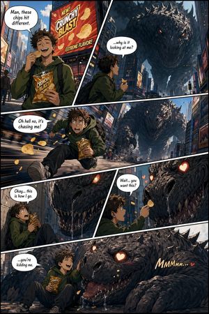 American Comic Strip Template