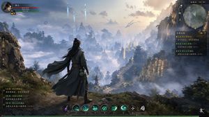 Ancient MMO Game Screenshot Prompt