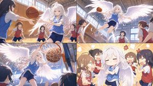 Angel Girl Basketball Storyboard