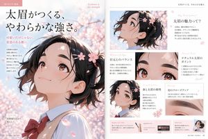 Anime Beauty Magazine Eyebrow Feature