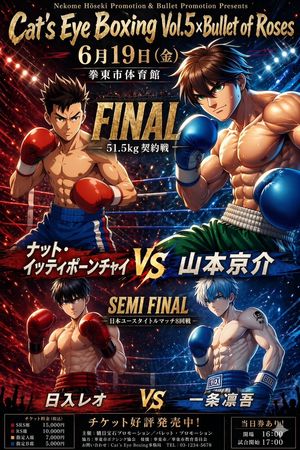 Anime Boxing Match Poster