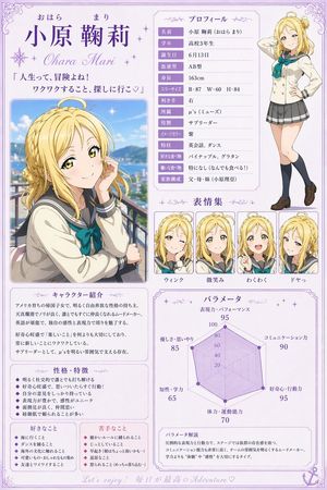 Anime Character Profile Sheet