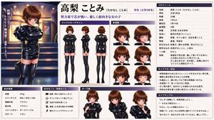 Anime Character Profile Sheet