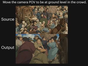 Anime Crowd Camera POV Comparison