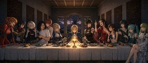 Anime Last Supper Ensemble