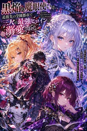 Anime Light Novel Cover with Typography