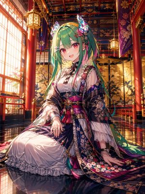 Anime Shrine Princess in Palace