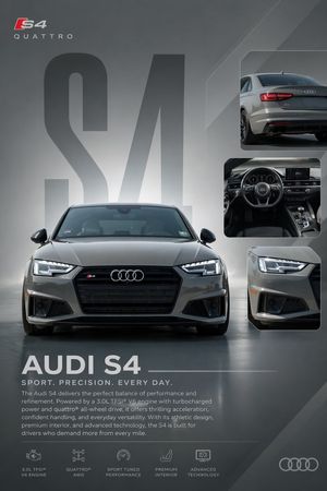 Audi S4 Promotional Poster