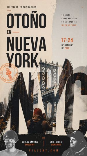 Autumn in New York Travel Poster