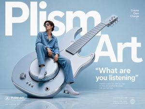 Avant-Garde Fashion Eyewear Ad