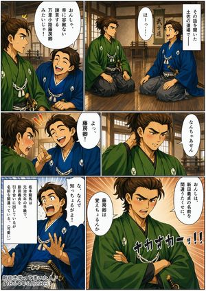 Bakumatsu Samurai Dojo Manga Page