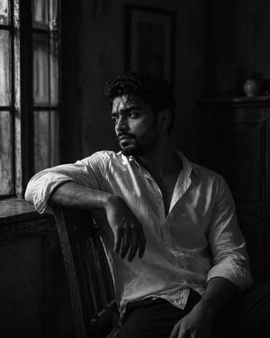 Black-and-White Fine Art Portrait