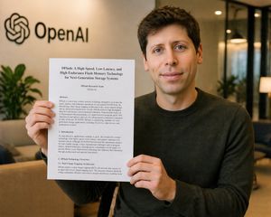 Censored Research Paper Office Portrait