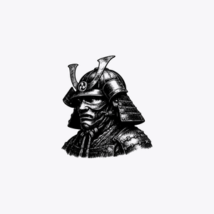 Censored Samurai Engraving