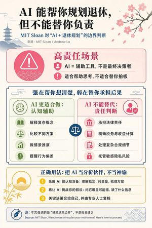 Chinese AI Retirement Planning Infographic