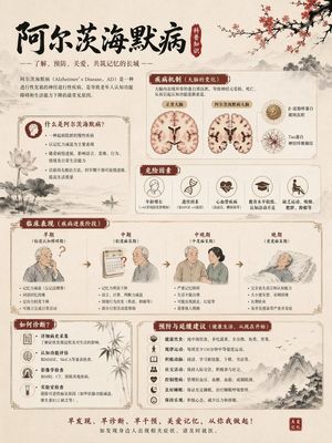 Chinese Alzheimer’s Awareness Infographic