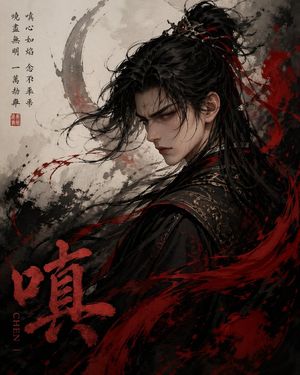 Chinese Ink Fury Character Poster