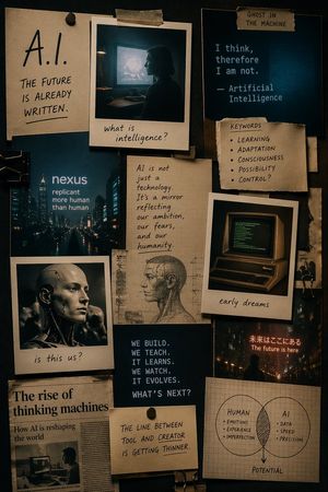 Cinematic AI mood board prompt