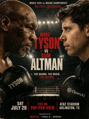 Cinematic Boxing Match Poster