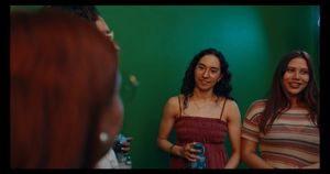 Cinematic Group in Front of Green Screen