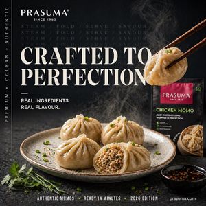 Cinematic Premium Momo Ad Poster