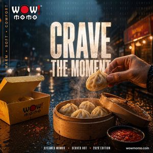 Cinematic Rainy Street Food Ad
