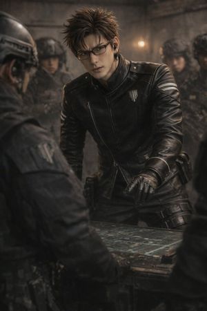 Cinematic Tactical Command Scene