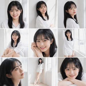Clean Japanese/Korean Style Photoshoot