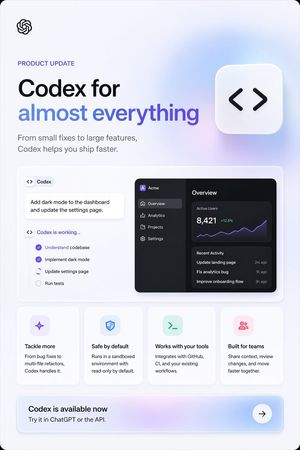 Codex Product Update Poster