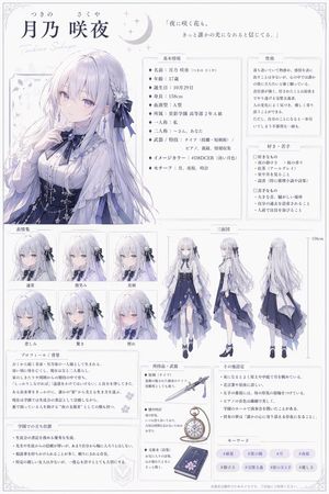 Comprehensive Anime Character Reference Sheet