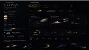 Cosmic Gravity Glass UI System