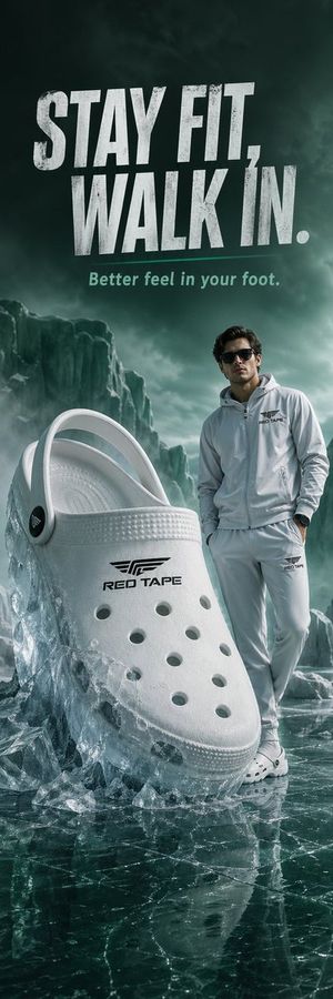 Creative Footwear Concept Ad