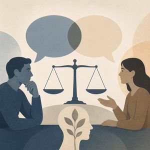 Cross-Strait Dialogue Editorial Illustration