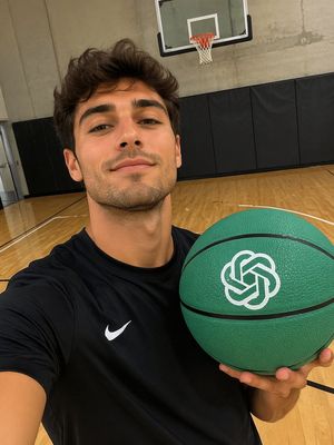 Custom Logo Basketball Selfie