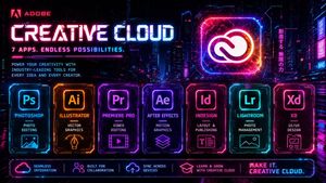 Cyberpunk Creative Cloud Ad Poster