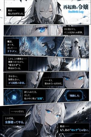 Dark Fantasy Manga Page Generator