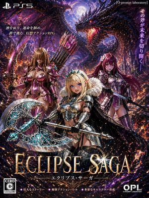 Dark Fantasy PS5 RPG Cover Art