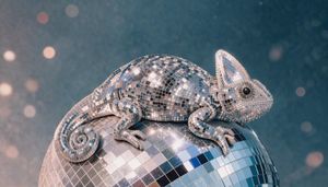 Disco Ball Chameleon