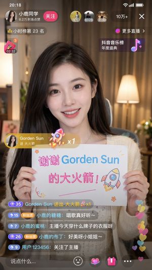Douyin Live Stream Screenshot