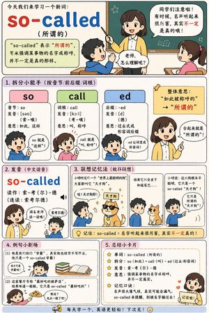 English Vocabulary Educational Infographic