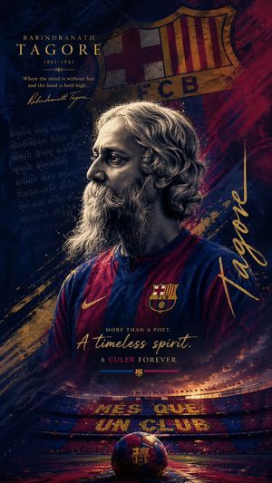 Epic FC Barcelona Heritage Poster