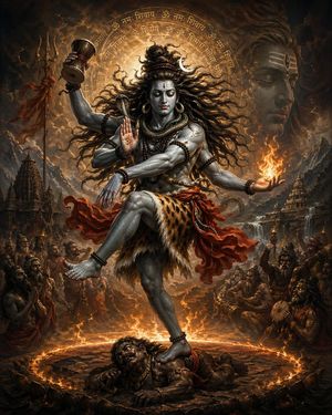 Epic Shiva Tandava Fire Dance