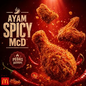 Explosive Fried Chicken Advertisement