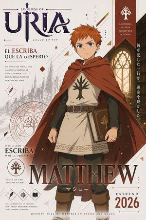 Fantasy Anime Character Poster