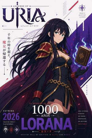 Fantasy Anime Witch Movie Poster