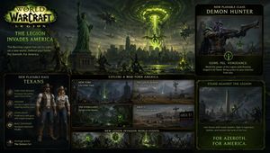 Fantasy MMO America Invasion Poster