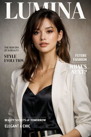 Fashion Magazine Cover Portrait